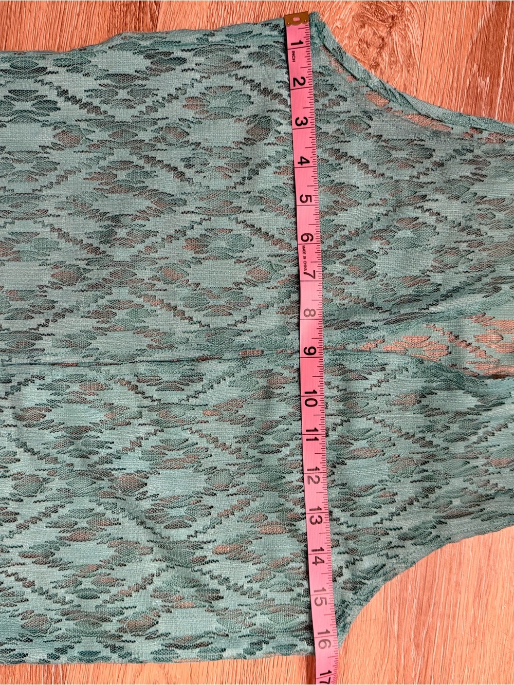 Crazy Train Aqua Lace Fringe Vest - Picture 9 of 9